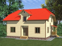 Каркасный дом 9х11 | Строительство домов в Кандалакше
